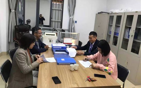 迎督查工作 明发展方向——南宁市教育局责任督学督导到我校检查工作