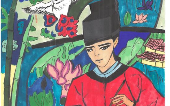 磨佳明2515班：绘画作品