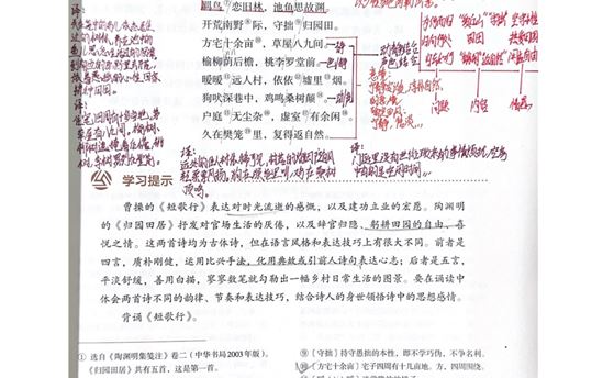 陈语涵2514班：诗歌鉴赏作品