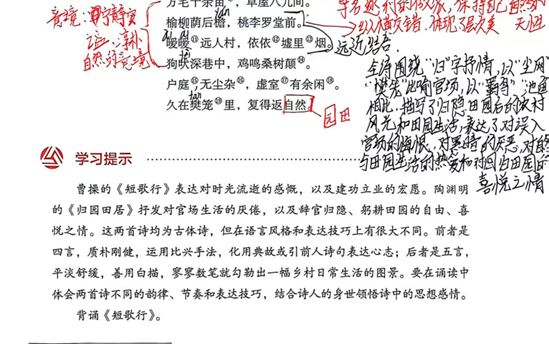 黄本游2515班：诗歌鉴赏作品