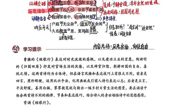 陈丽梅2507班：诗歌鉴赏作品